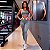 Conjunto Faixa Atlanta Jacquard Estampa Retrô Fit Cyber Lines Rose - Imagem 2