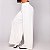 Calça Pantalona Malta Algodão “Malha Podrinha” Canelado 3D Texturizada Off White - Imagem 1