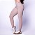 Legging Pulse Basica Blackout Zero Transparência Canelado 3D Bege Areia - Imagem 1