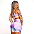 Conjunto Florença Jump Poliamida Premium Suplex Light Zero Transparência Estampa Algodão Doce - Imagem 7