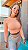 Conjunto Carmel Lines Zero Transparência Coral neon c/ Estampa Hali Candy Colors Neon - Imagem 3