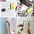 Gancho Adesivo Inox Suporte Para Esponja e Acessórios Cozinha Banheiro Lavanderia - CH115, CH118 - Imagem 2