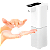 Saboneteira Dispensador Dispenser de Sabonete Líquido Shampoo Álcool Detergente Automático USB Para Casa Loja Consultório Ch204 - Imagem 3