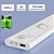 Luminária Lâmpada Led Sensor Presença 3 Cores De Luz Recarregável USB Sensor de Movimento Luxo Ch275 - Imagem 11
