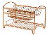 Escorredor De Louças Escorredor de Louça Duplo Rosé Gold Luxo - Ref. 1522rg - Imagem 2