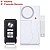 Alarme Residencial Comercial Sensor Magnético Controle Remoto Porta Janela Som Muito Forte 108db KITS - Imagem 1