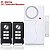 Alarme Residencial Comercial Sensor Magnético Controle Remoto Porta Janela Som Muito Forte 108db KITS - Imagem 11
