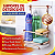 Suporte para Sabão Detergente e Esponja para Pendurar em Barra Suspensa de Cozinha Luxo - Ref. 2804, 2804RG - Imagem 11