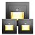 Kit 3 Lâmpada Balizador Arandela de Embutir Led Sensor Movimento Corredor Escada - Imagem 1