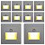 Kit 10 Balizador Arandela de Embutir Com Sensor de Movimento Corredor Escada Banheiro Cozinha Quarto Varanda Garagem LED Luxo - Imagem 1