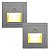 Kit 02 Luminárias Arandela de Embutir Com Sensor de Presença Corredor Escada Cozinha Banheiro Quarto Varanda Garagem LED Luxo - Imagem 1