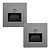 Kit 02 Luminárias Arandela de Embutir Com Sensor de Presença Corredor Escada Cozinha Banheiro Quarto Varanda Garagem LED Luxo - Imagem 3