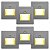 Kit 06 Luminárias Arandelas de Embutir Balizador Com Sensor de Movimento Corredor Escada LED Luxo - Imagem 1