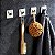 Gancho Cabide Inox Adesivo Multiúso Porta Utensílios Cozinha Banheiro Quarto Escritório Loja - CH52, CH97, CH100 - Imagem 3