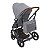 Carrinho Como 4 Com Bebê Conforto e Moises - Detalhes em Couro Woven Grey - Abc Design - Imagem 9
