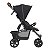 Carrinho Treviso 3 Woven Black Com Couro - Abc Design - Imagem 1