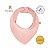 Babador Bandana +3 Meses Rosa Chá - Corujitos - Imagem 1