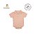 Body Social Gola Grelot e Manga Curta Rosa Cha Tamanho P - 100% Algodão Egípcio - Corujitos - Imagem 1