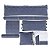 Kit Berço Linho Jeans Com 9 Peças - Batistela - Imagem 5