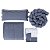 Kit Mini Berço Com 6 Peças Linho Jeans - Batistela - Imagem 4