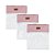 BATISTELA SAQUINHO MATERNIDADE 3 PEÇAS ROSE 300871 (PC 1.000) - Imagem 1