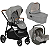 Carrinho Trio Versatrax + Moisés + Bebê Conforto Cinza Pebble - Joie - Imagem 1