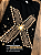 Camiseta X DOURADO (manga com / sem paetê) - Imagem 2