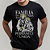 Camiseta Família que Reza Unida Preta - Imagem 1