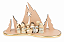 Presépio 11 peças com base 23x3,5cm - Imagem 1