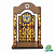 Oratório Vitral Espirito Santo + Imagem NSA - Imagem 2
