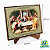 Quadro De Mesa Com Adesivo Metalizado Santa Ceia - Imagem 3