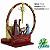 Presépio Porta-Vela Sagrada Família 18 cm - Imagem 2