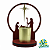 Presépio Porta-Vela Sagrada Família 18 cm - Imagem 3
