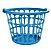 CESTO TELADO PARA ROUPA 25 LTS CT25 - FARDO C/50 UNIDADES ARQPLAST - Imagem 1