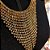 Colar de Festa em Strass Luxo Dourado - Imagem 2