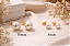 Kit com 2 Pares de Brincos de Pérola – 8 mm e 10 mm | Folheado a Ouro ou Ródio - Imagem 4