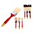 Kit 03 Pincéis Trincha Pincel Para Pintura Cabo De Plástico - FERP-56 - Imagem 1