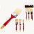 Kit com 3 Pincéis Trincha Pincel para Pintura Cabo de Plástico - FERP-56 - Imagem 2