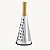 Ralador de Inox Queijo e Legumes 13x30cm - AG3010 - Imagem 1