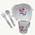 Kit Infantil Elefante Com 04pçs Prato Caneca E Talheres - IAL002 - Imagem 1