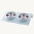 Comedouro Potinhos Para Animais de Plástico E Inox - AG4828 - Imagem 1