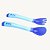 Kit Talher Infantil para Iniciar Alimentação do Bebê Garfo+ Colher BPA Free - AG9287 - Imagem 1