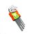 Jogo de Chaves Allen com 9 Peças - ID-4812H - DS Tools - Imagem 1
