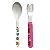 Kit Talher Infantil Colher + Garfo para  Refeições - 54632 - Imagem 1