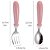 Kit Talher Infantil Colher + Garfo para  Refeições - 54632 - Imagem 4