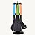 Kit Utensílios de Cozinha 7 Peças Nylon com Suporte - AG1059 - Imagem 2