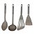 Jogo Utensílios De Cozinha 4 Pçs Nylon - HM9407 - Imagem 1
