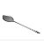 Kit 04 pçs Utensílios Para Cozinha de Aço Inox Escumadeira, Garfo p/ Churrasco, Concha, Espátula - Imagem 3