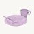 Kit Alimentação Jaguar 03 Pçs Prato, Caneca Colher - 7730 - Imagem 1