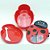 Mini Marmita Lancheira Fofa Infantil Joaninha com 1 Colher - BPA FREE - 5064 - Imagem 2